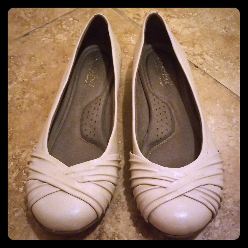 Comfy Beige Flats